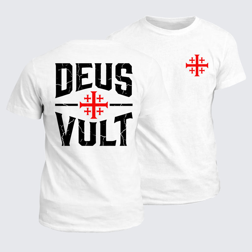 Classic Cotton Tee - Deus Vult