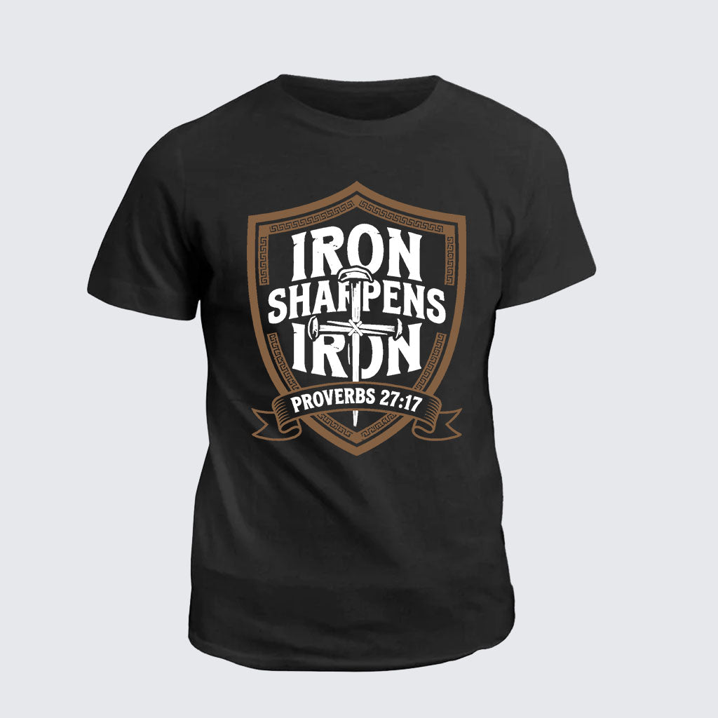 Classic Cotton Tee - Iron Sharpens Iron - Proverbs 27:17