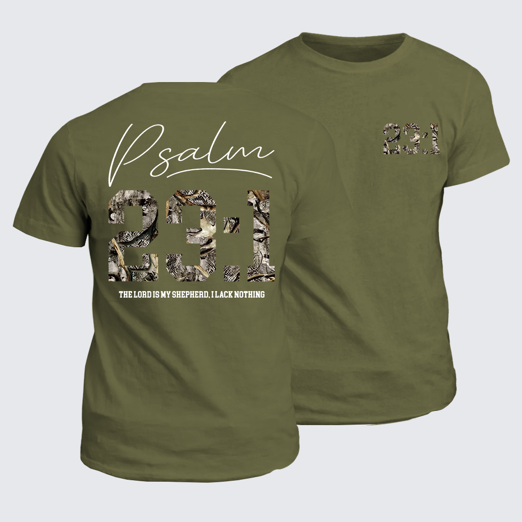 Classic Cotton Tee - Psalm 23:1