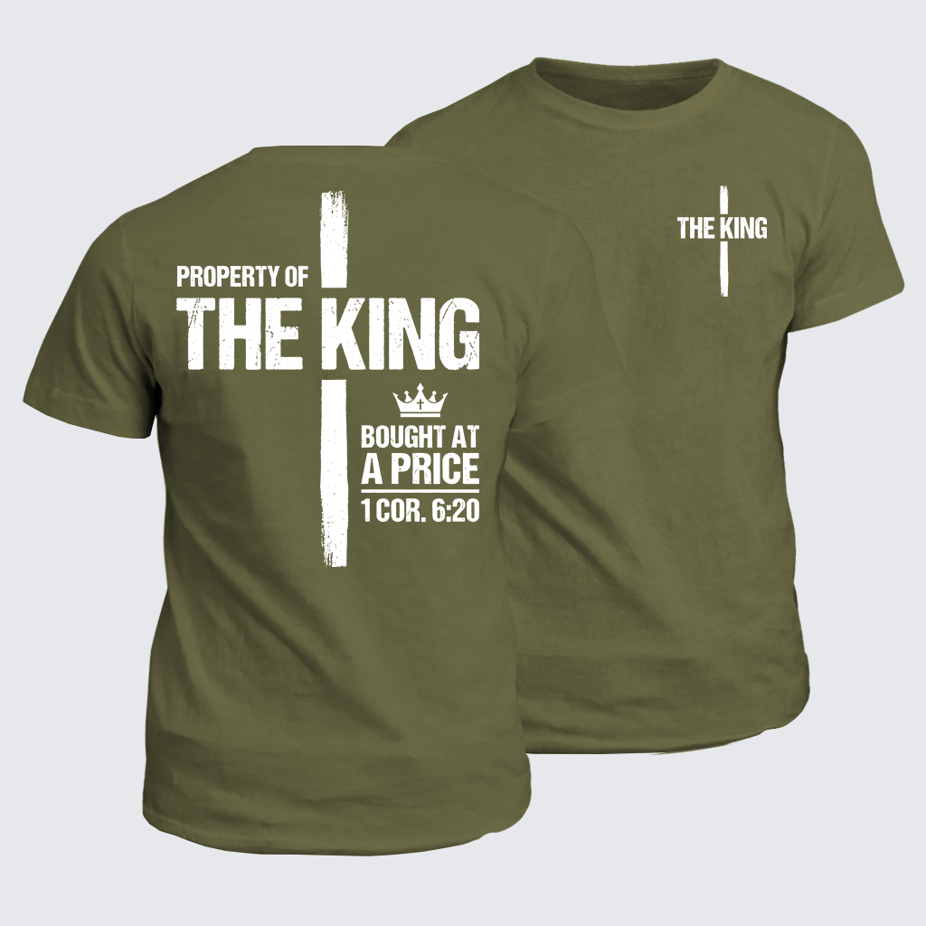 Classic Cotton Tee - Property Of The King 1 Cor.6:20