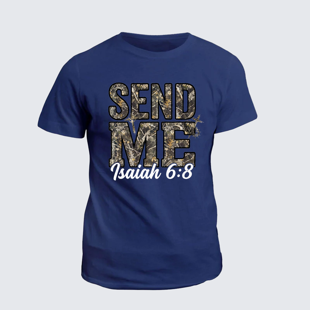 Classic Cotton Tee - Isaiah 6:8 - SEND ME