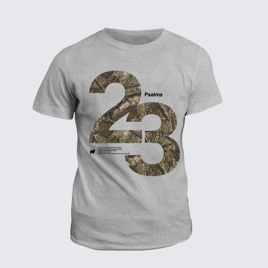 Classic Cotton Tee - Psalm 23