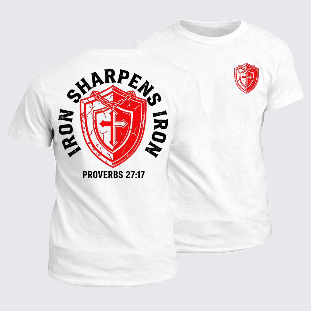 Classic Cotton Tee - Iron Sharpens Iron - Proverbs 27:17
