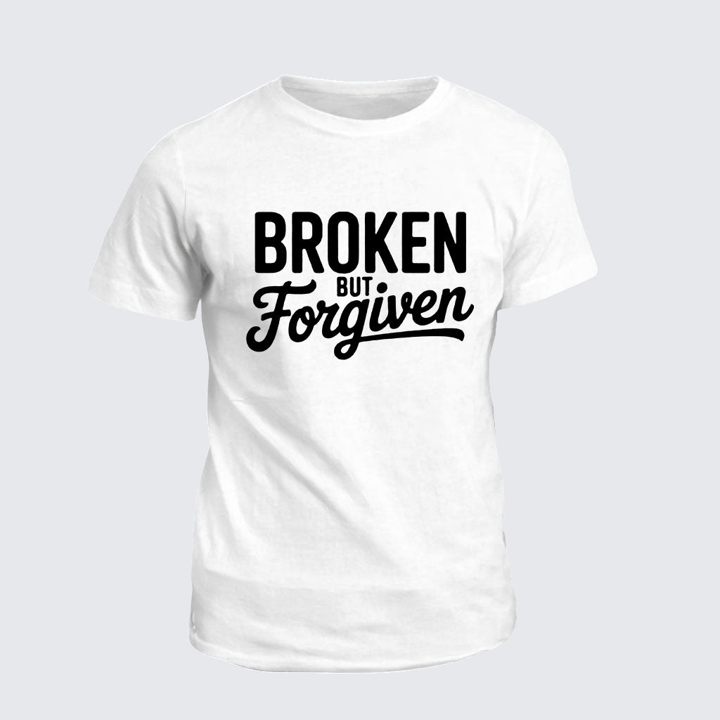 Classic Cotton Tee - Broken But Forgiven