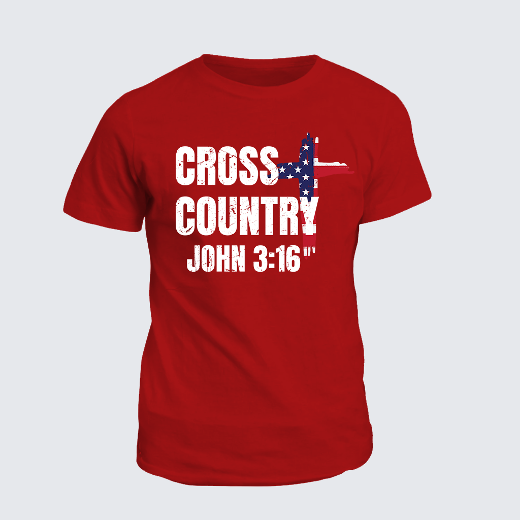 Classic Cotton Tee - Cross Country John 3:16