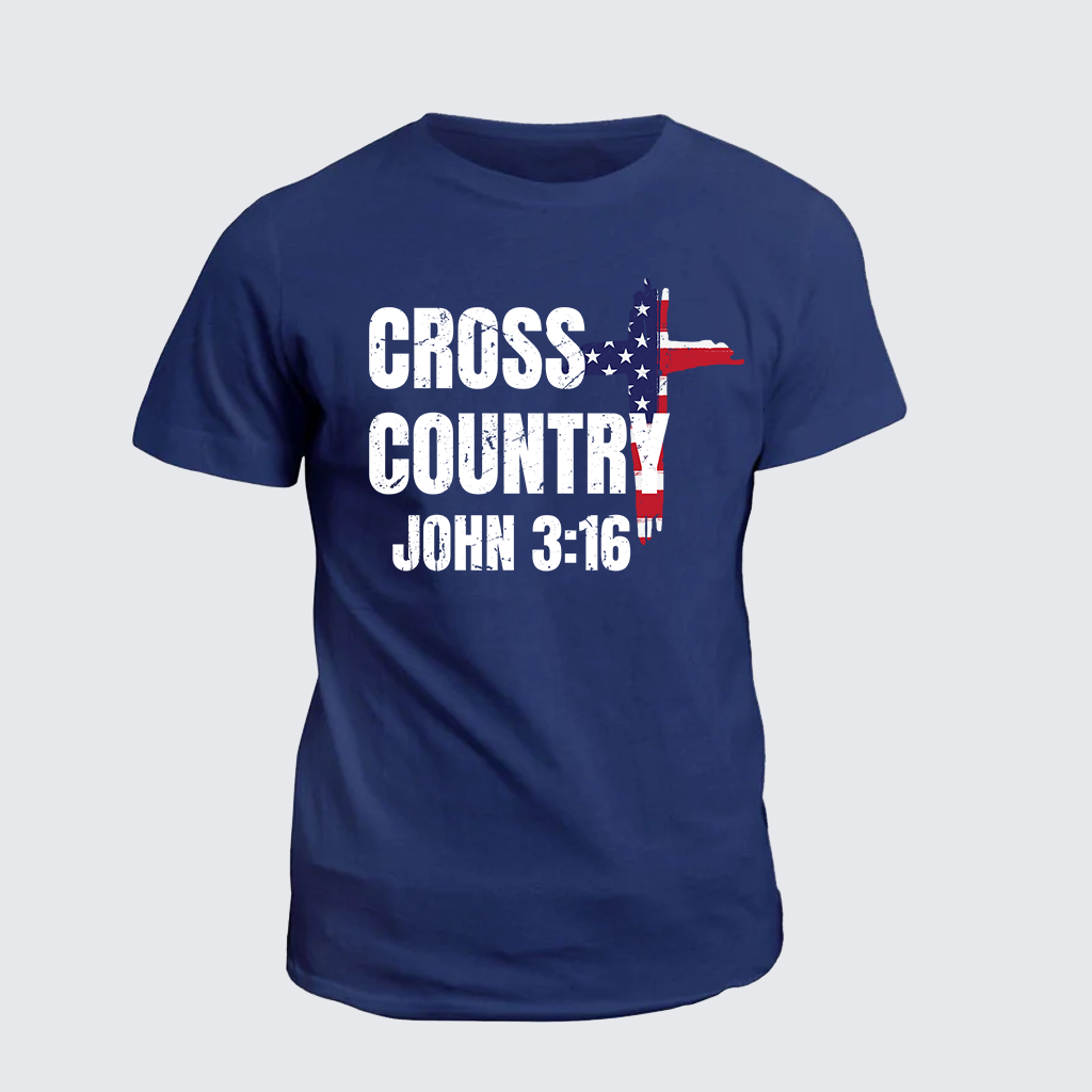 Classic Cotton Tee - Cross Country John 3:16