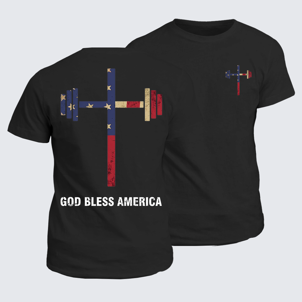 Classic Cotton Tee - God Bless America