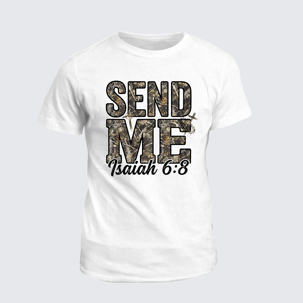 Classic Cotton Tee - Isaiah 6:8 - SEND ME