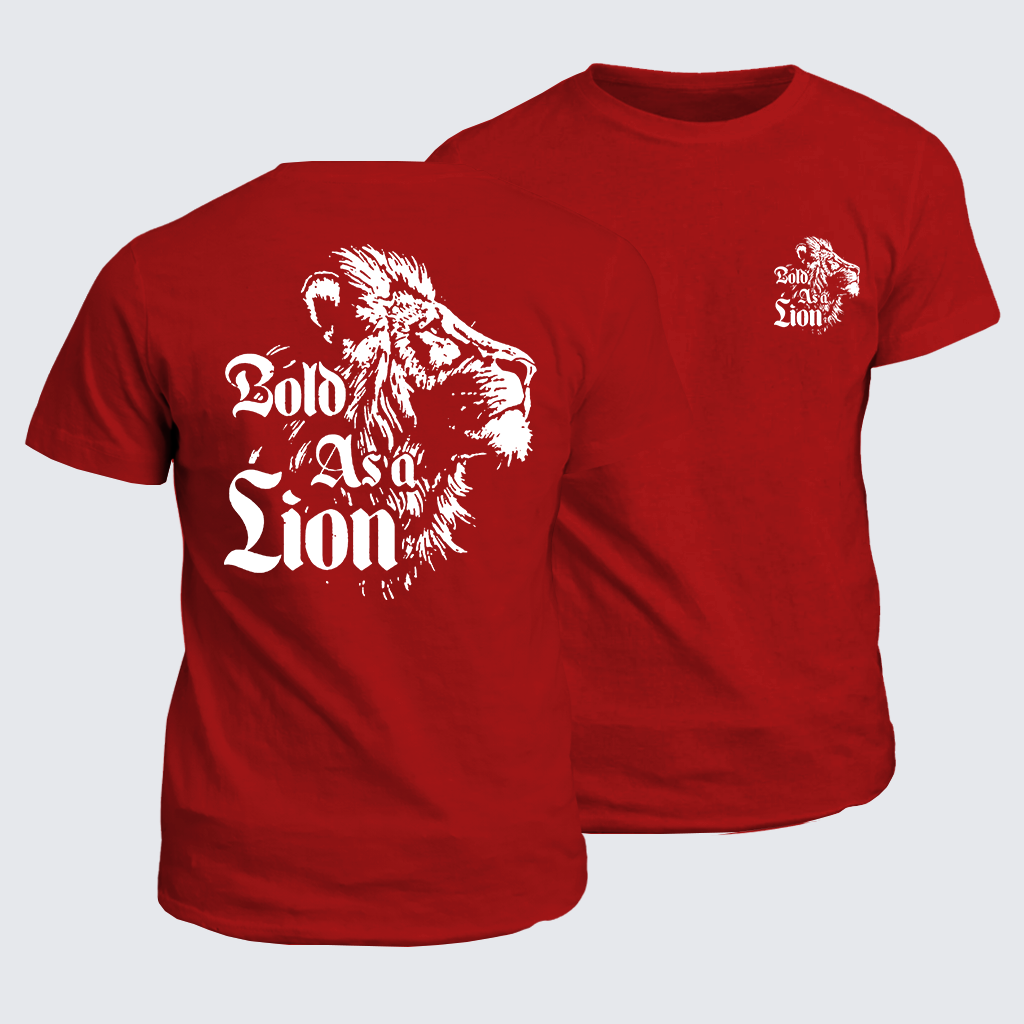 Classic Cotton Tee - Bold As A Lion