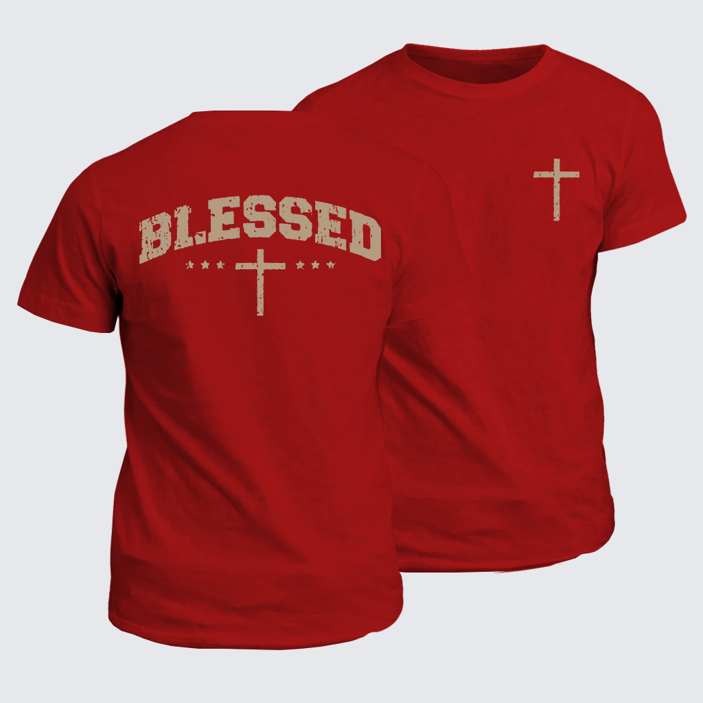 Classic Cotton Tee - Blessed Cross