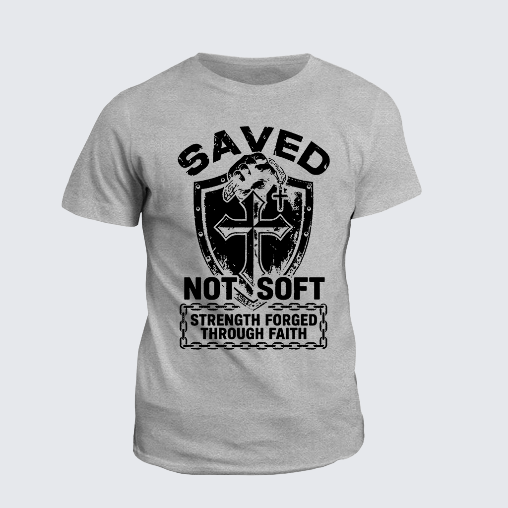Classic Cotton Tee - Saved Not Soft