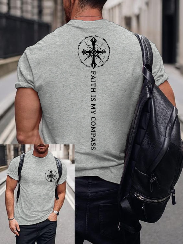 Classic Cotton Tee - Faith Is My Compass