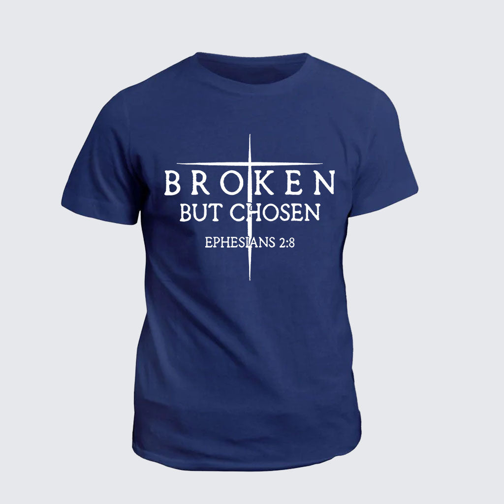 Classic Cotton Tee -  Broken But Chosen
