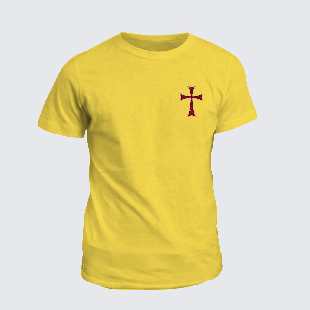 Classic Cotton Tee -  Knights Templar Crusader Cross