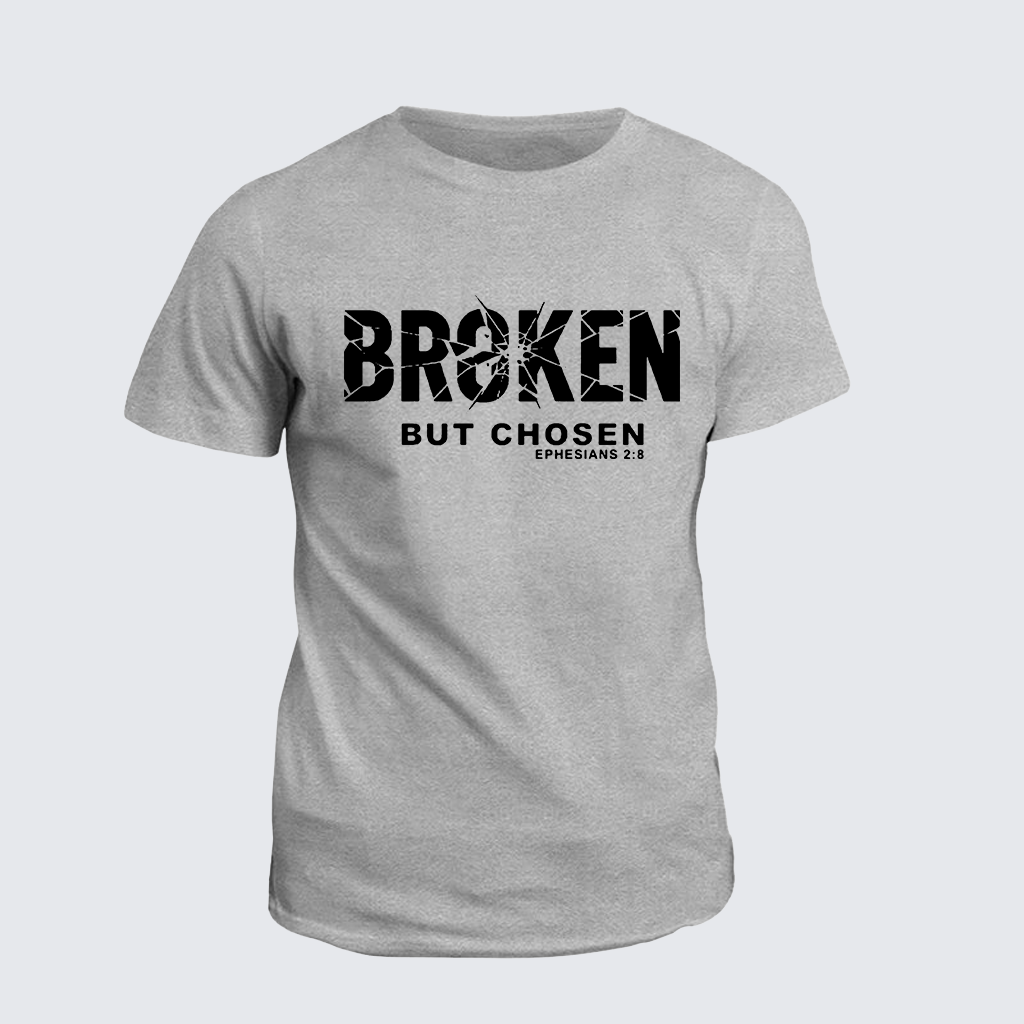 Classic Cotton Tee - Broken But Chosen