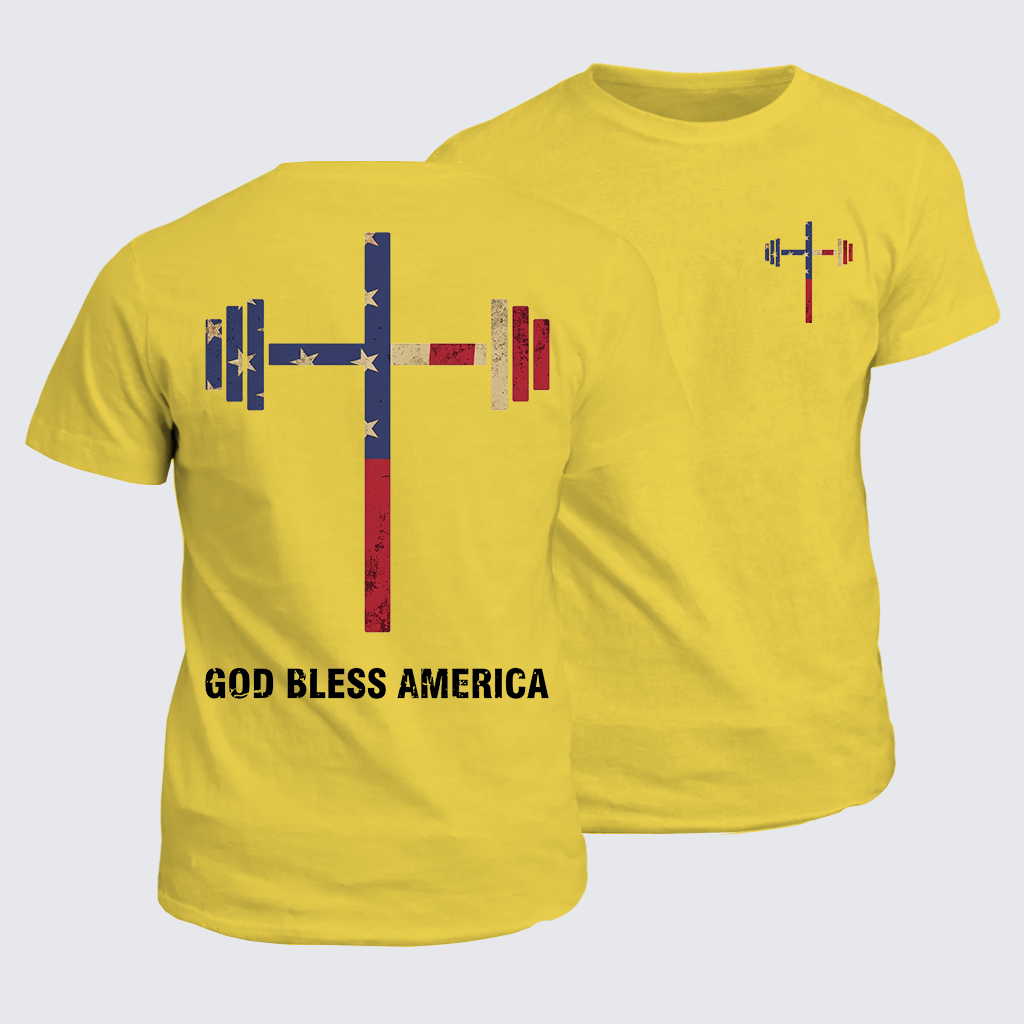 Classic Cotton Tee - God Bless America