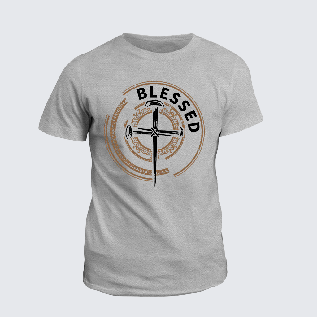 Classic Cotton Tee - Blessed Cross