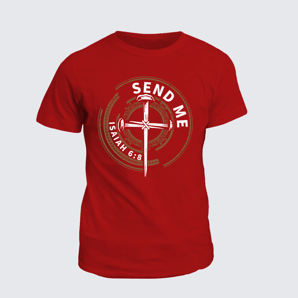 Classic Cotton Tee - Isaiah 6:8 - SEND ME
