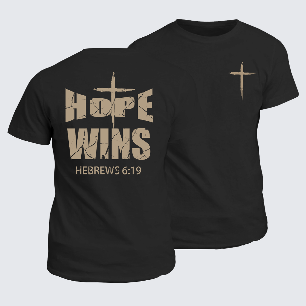 Classic Cotton Tee - Hope Wins Hebrews 6:19