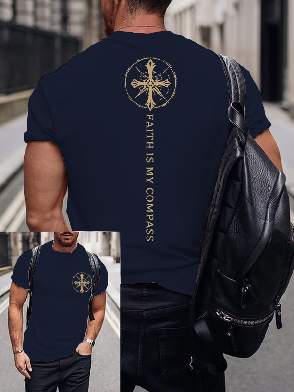 Classic Cotton Tee - Faith Is My Compass