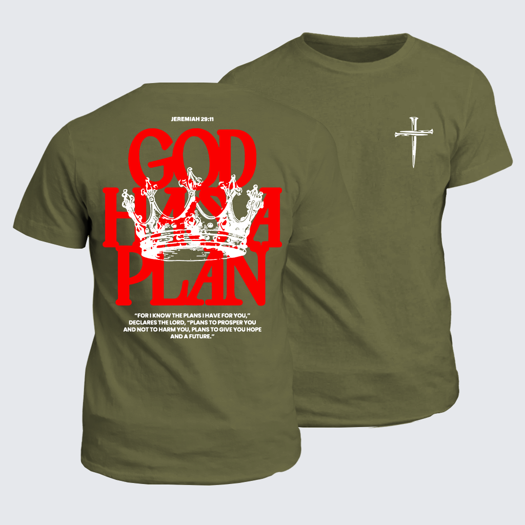 Classic Cotton Tee - God Has A Plan