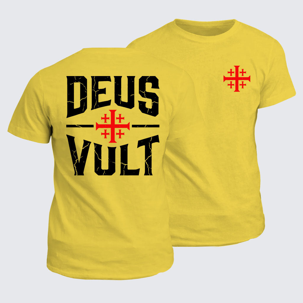 Classic Cotton Tee - Deus Vult