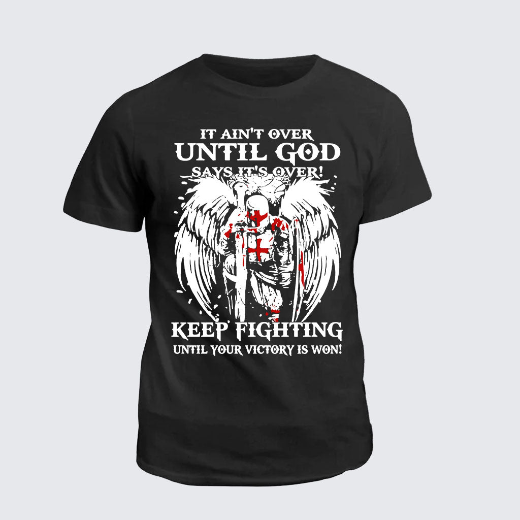 Classic Cotton Tee - It Aint Over Until God Say Its Over