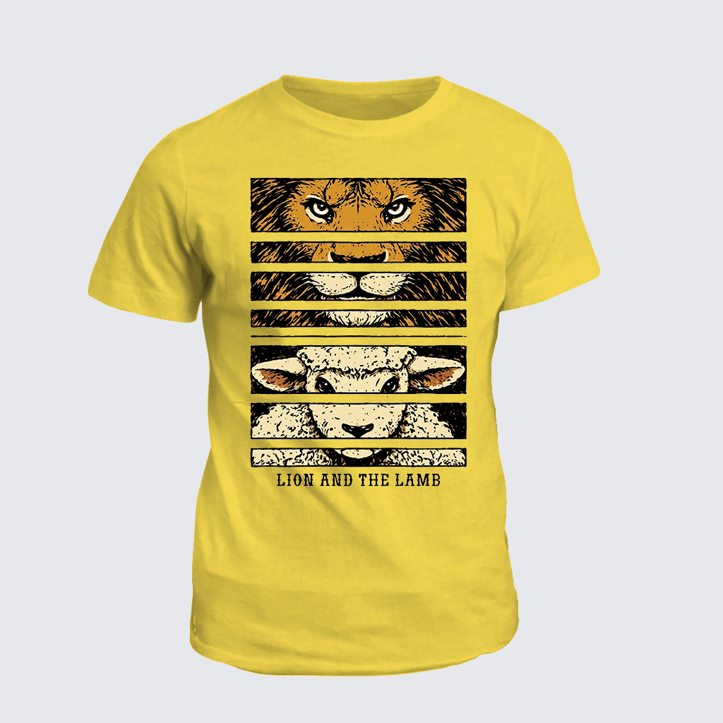 Classic Cotton Tee - Lion And The Lamb