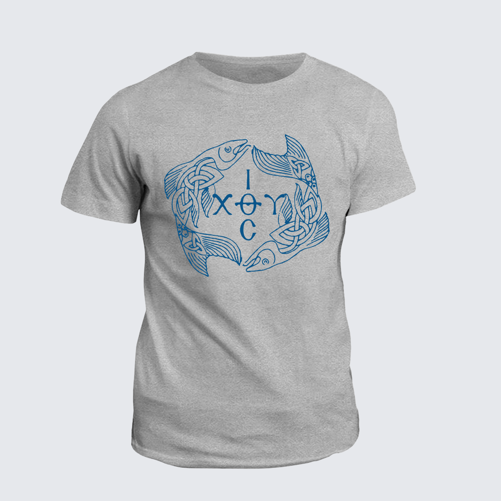 Classic Cotton Tee - Celtic Ichthys Fish