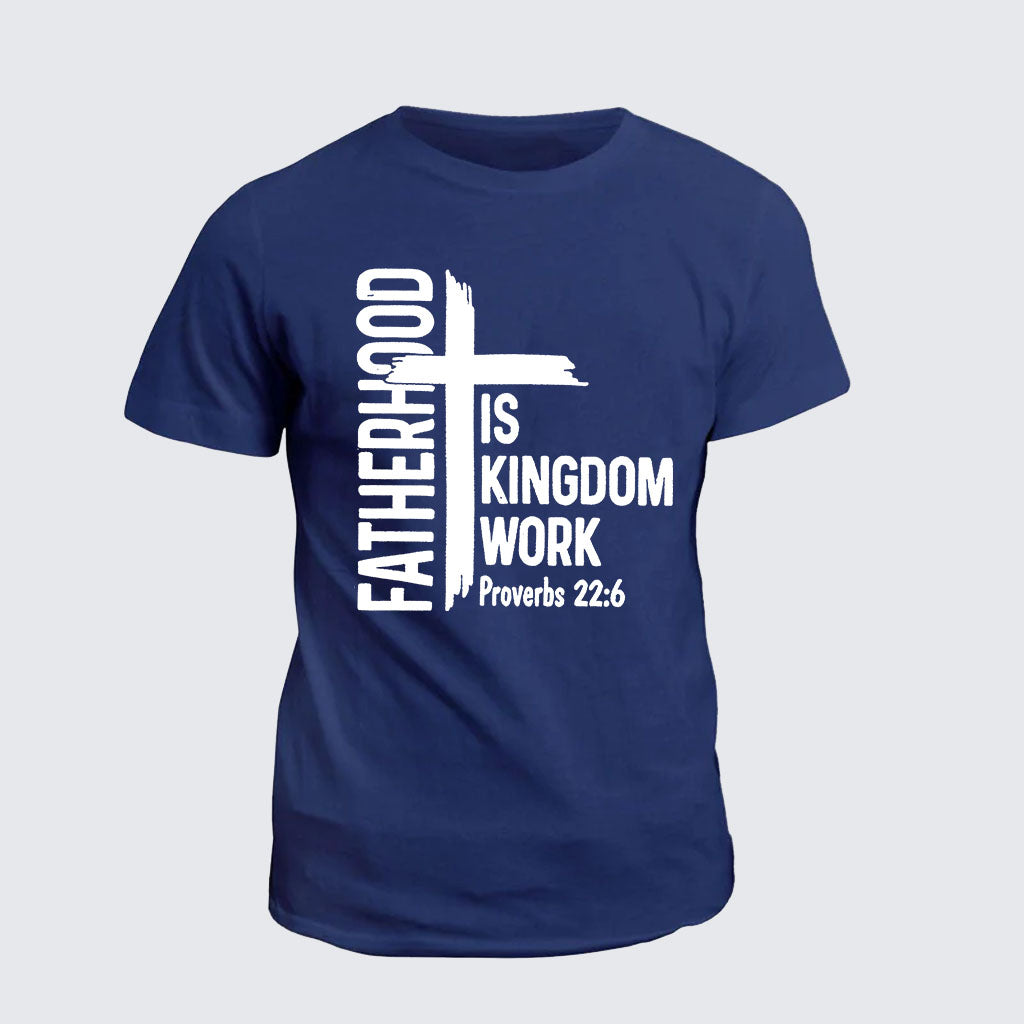 Classic Cotton Tee -  Fatherhood is Kingdom Work