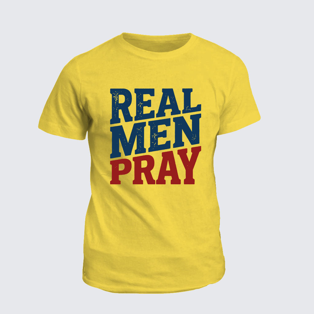 Classic Cotton Tee -  Real Men Pray