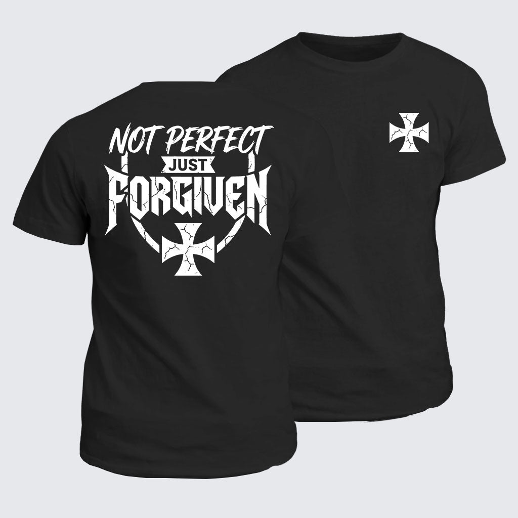 Classic Cotton Tee -  Not Perfect Just Forgiven