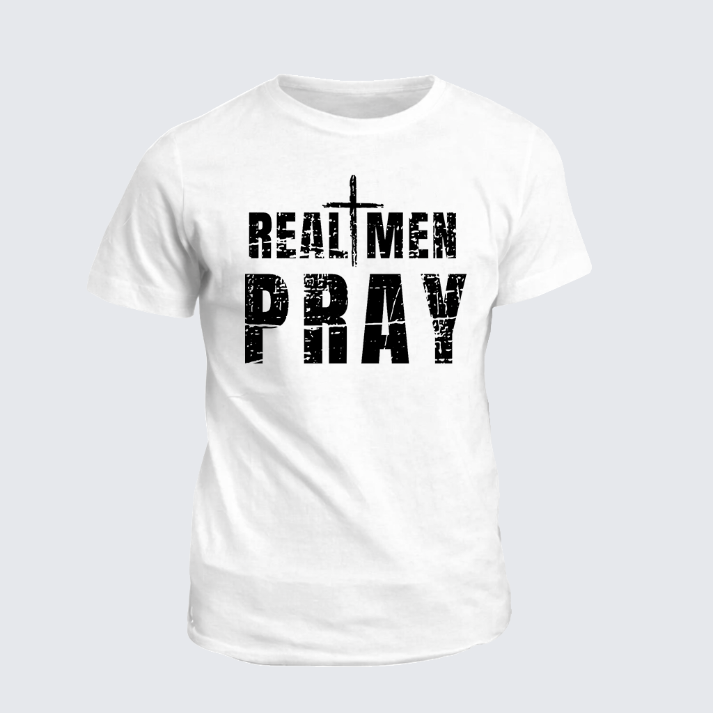 Classic Cotton Tee - Real Men Pray