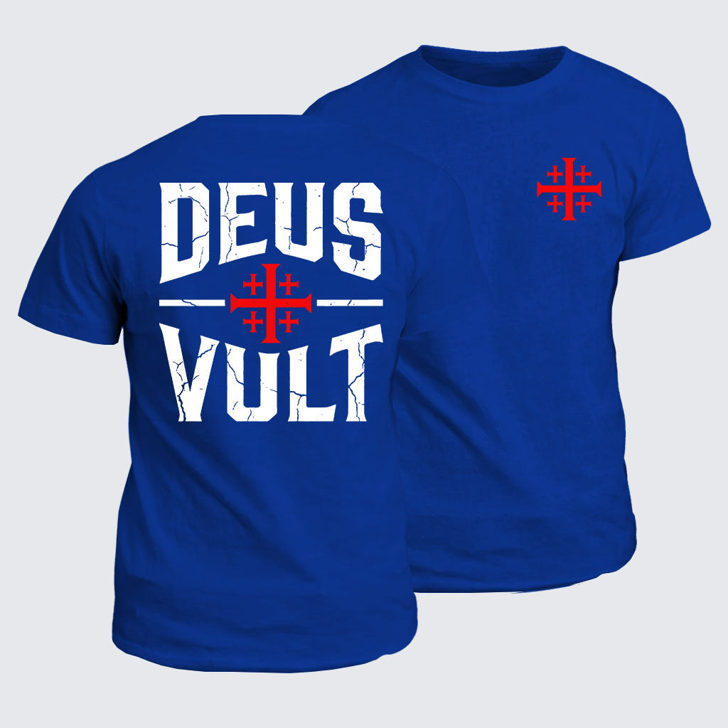 Classic Cotton Tee - Deus Vult