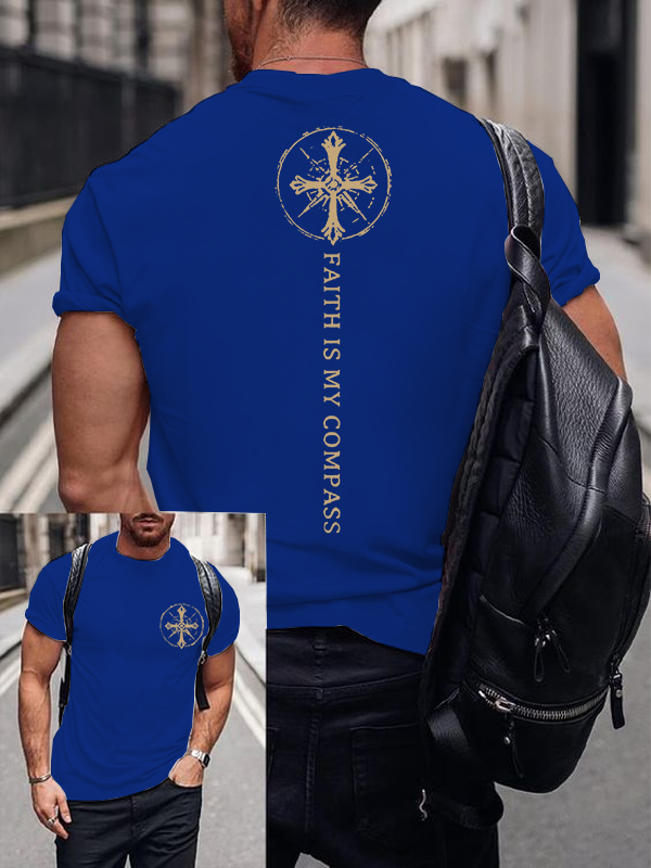 Classic Cotton Tee - Faith Is My Compass