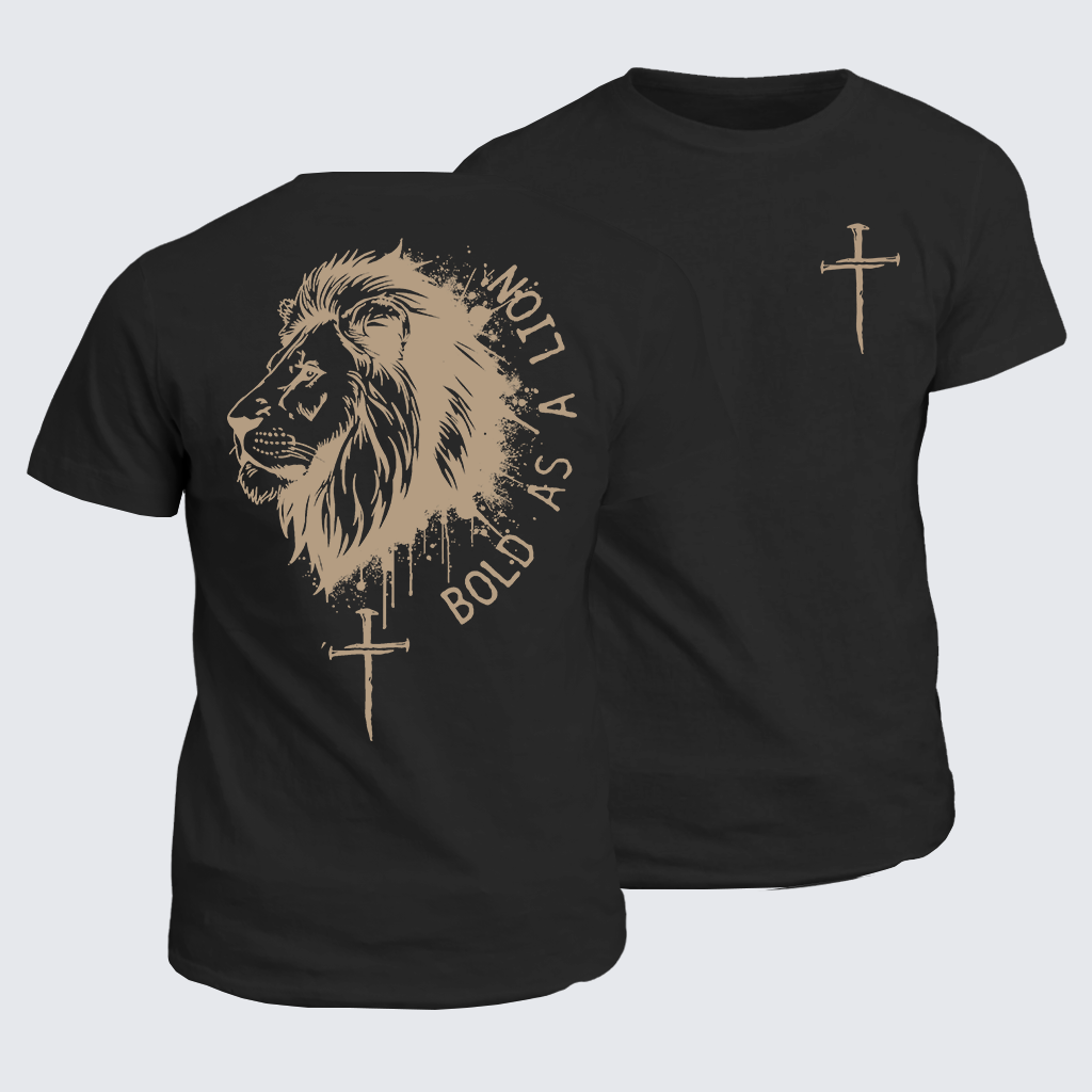 Classic Cotton Tee - Bold as a Lion