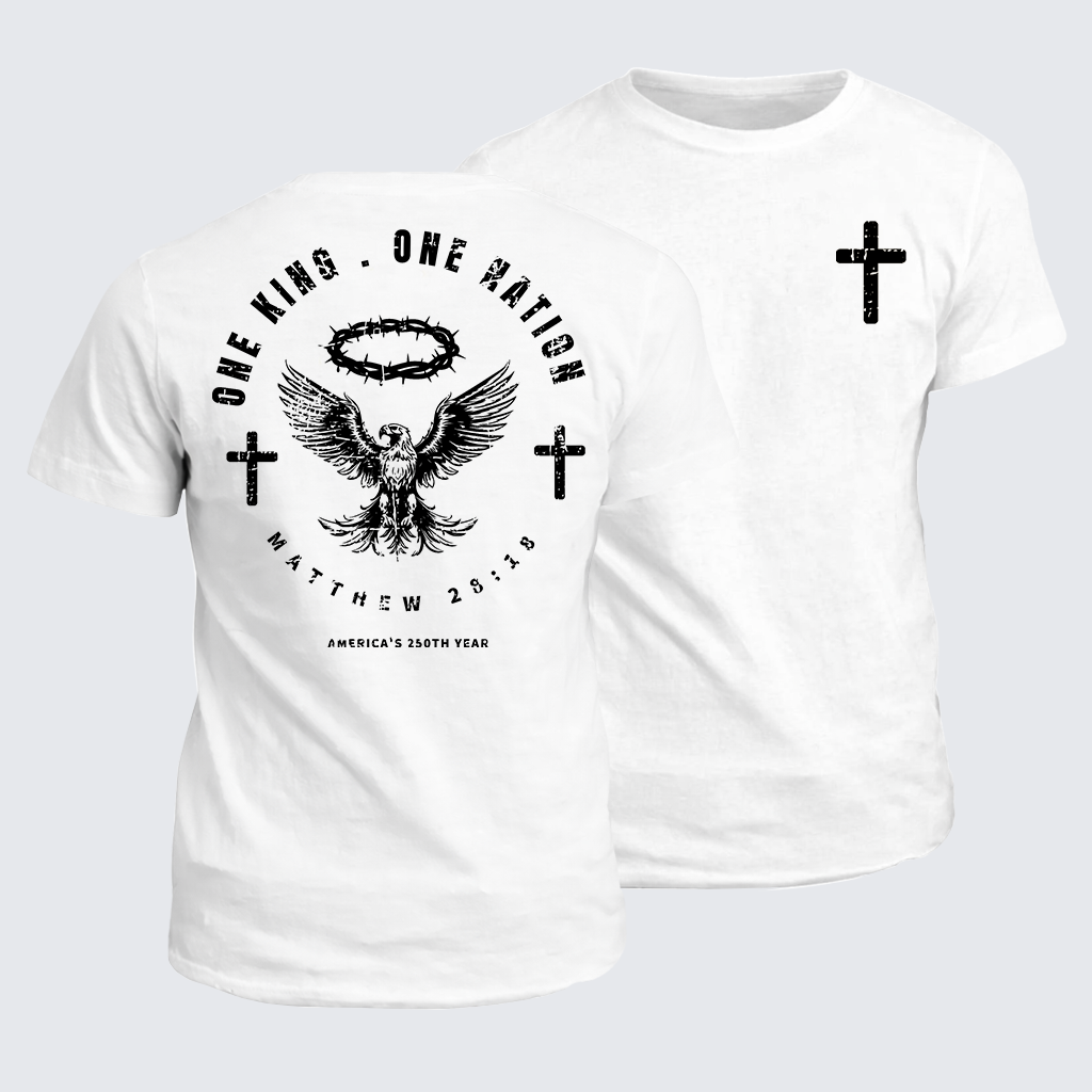 Classic Cotton Tee - One King One Nation