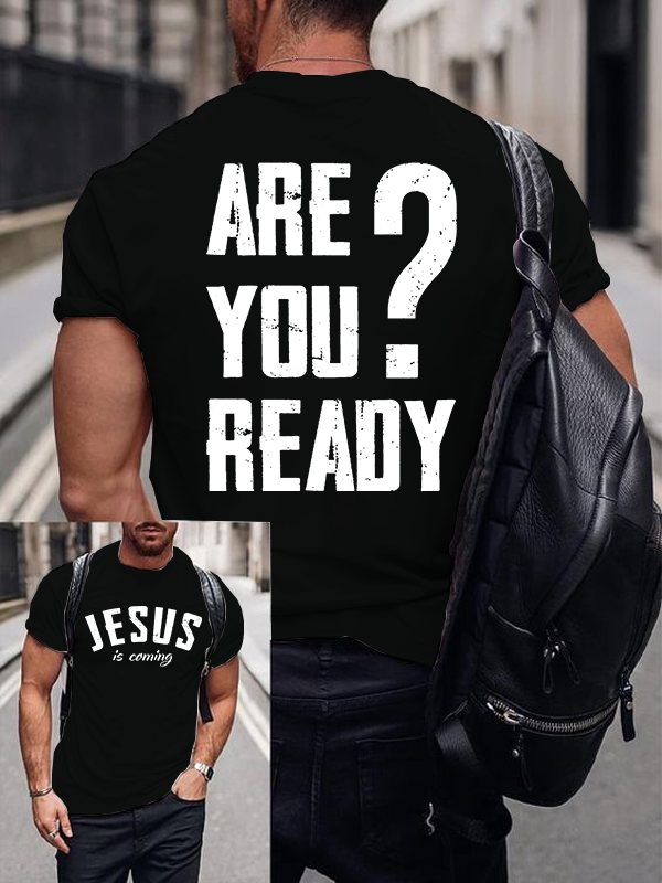 Classic Cotton Tee - Jesus Is Coming