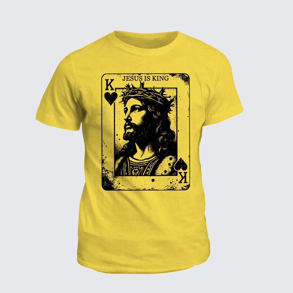 Classic Cotton Tee - Jesus Is King Card