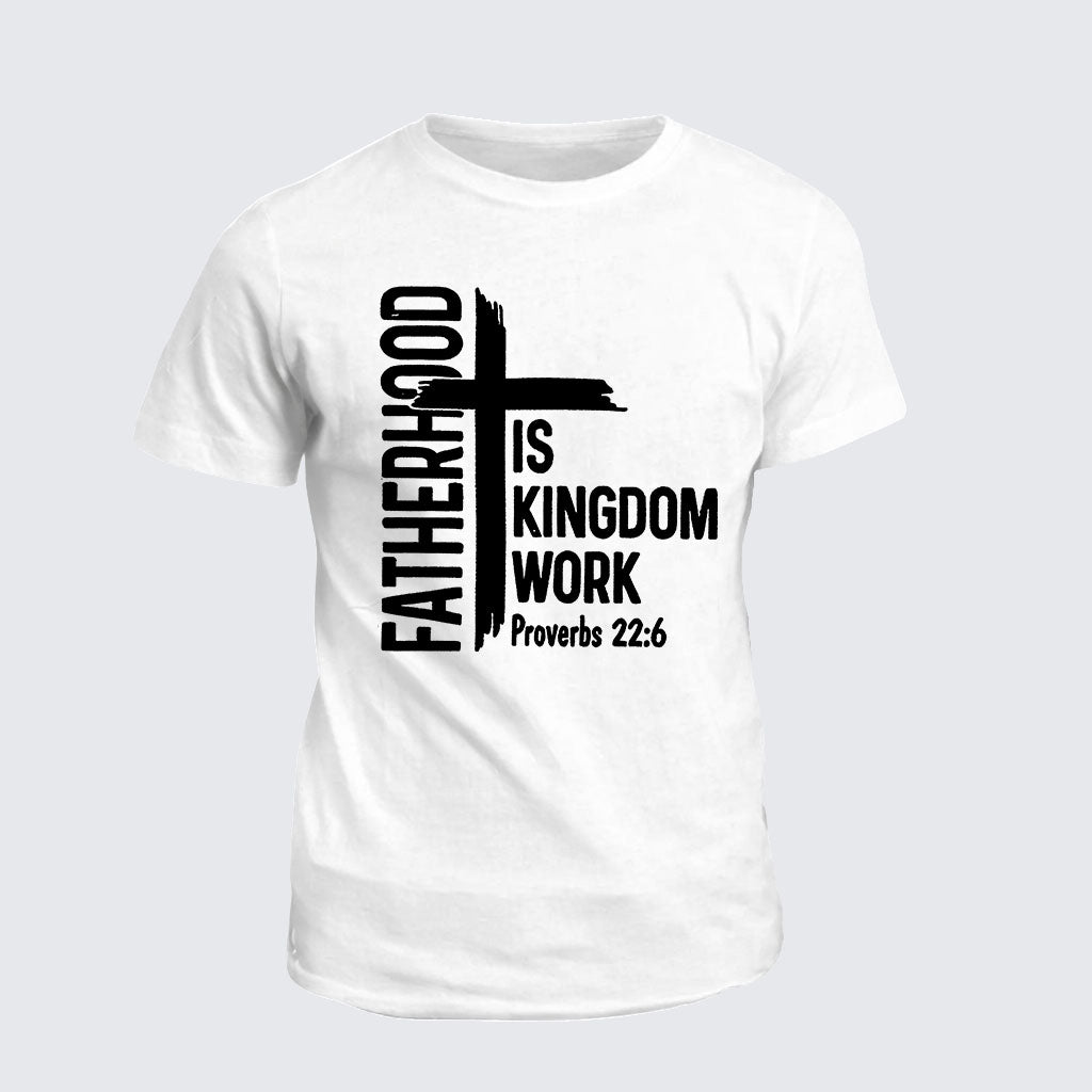 Classic Cotton Tee -  Fatherhood is Kingdom Work
