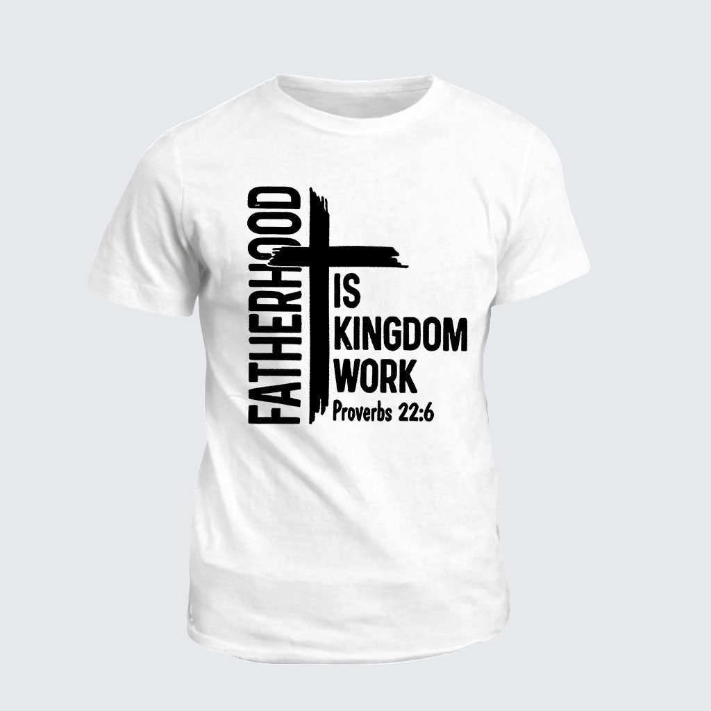 Classic Cotton Tee -  Fatherhood is Kingdom Work