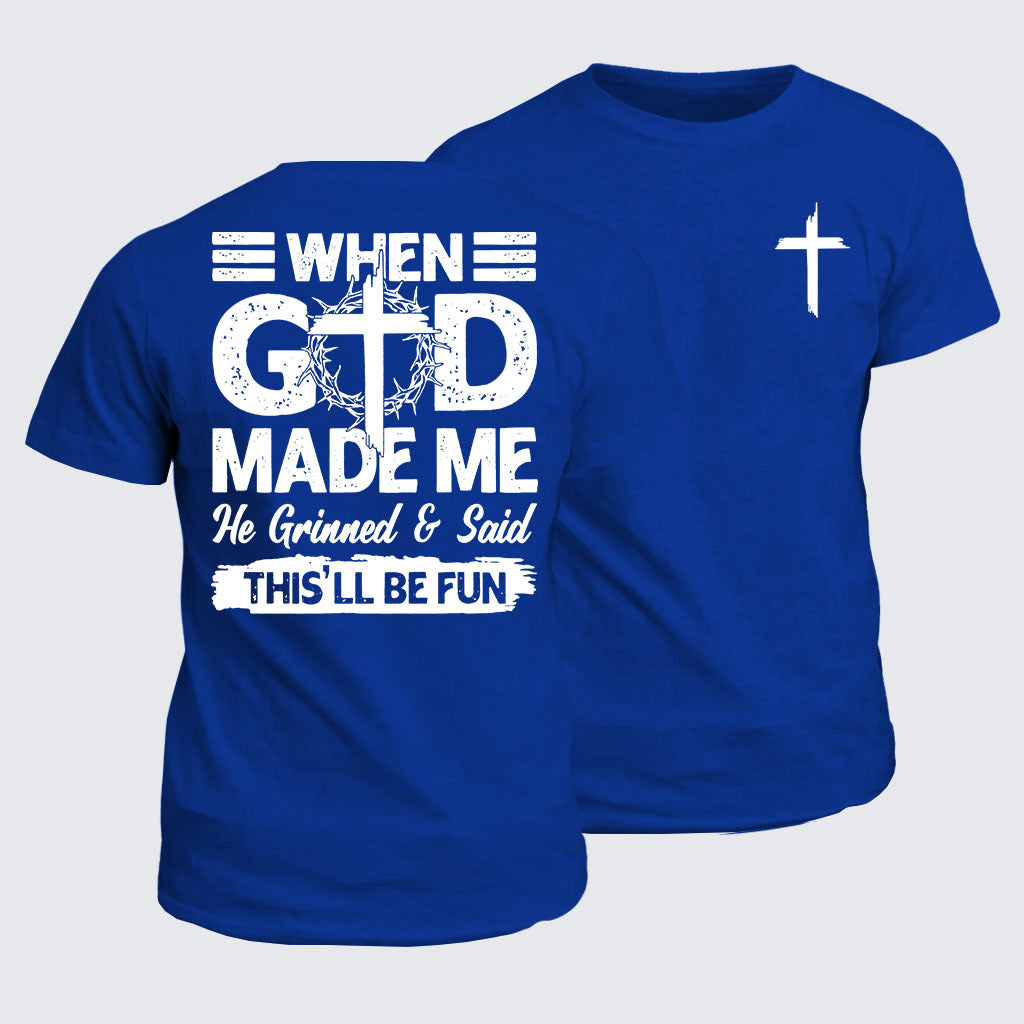 Classic Cotton Tee - When God Made Me