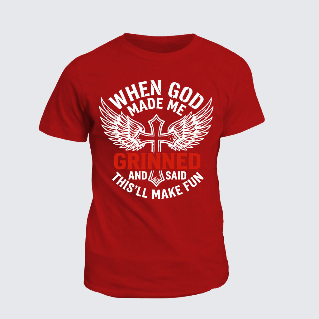 Classic Cotton Tee - When God Made Me