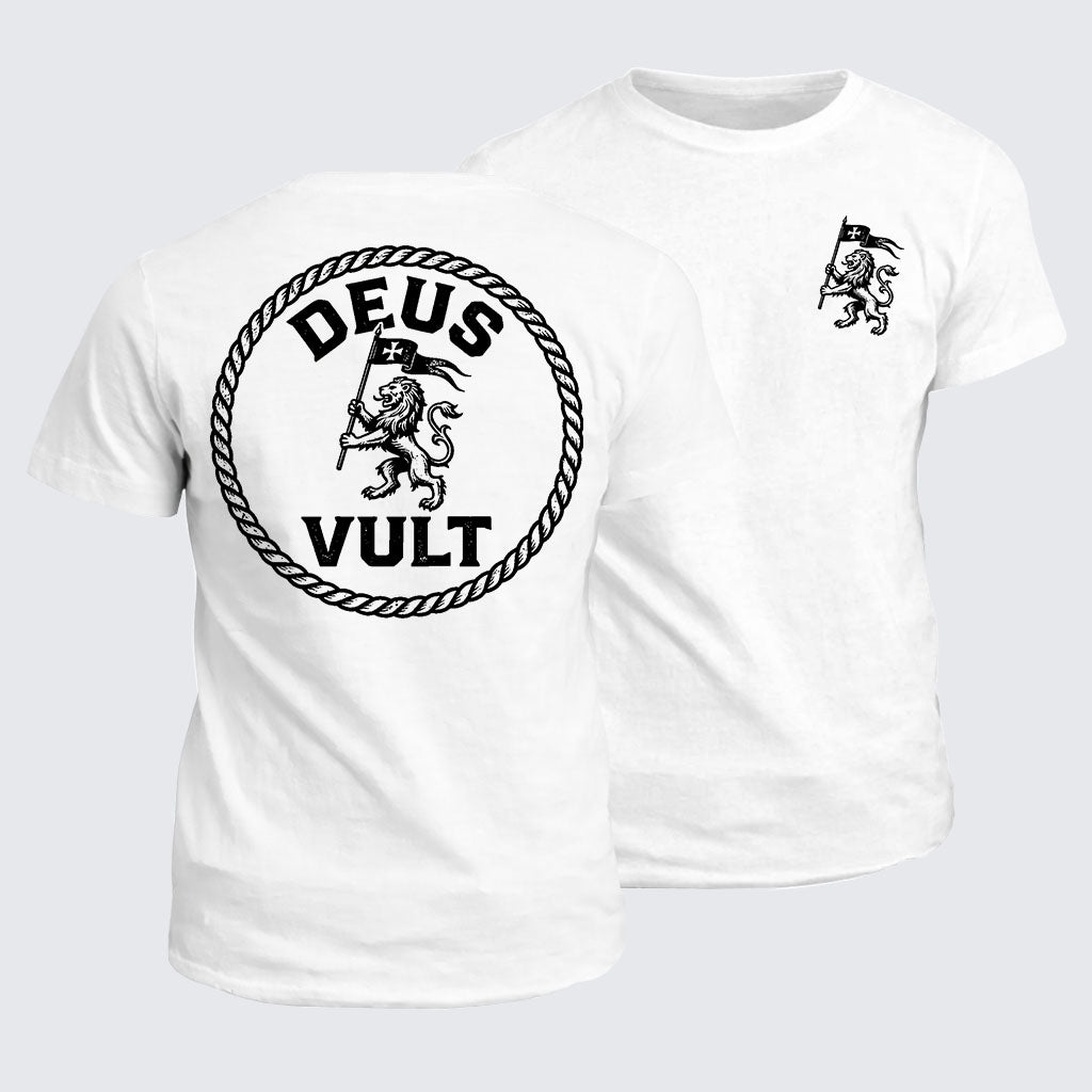 Classic Cotton Tee - Deus Vult