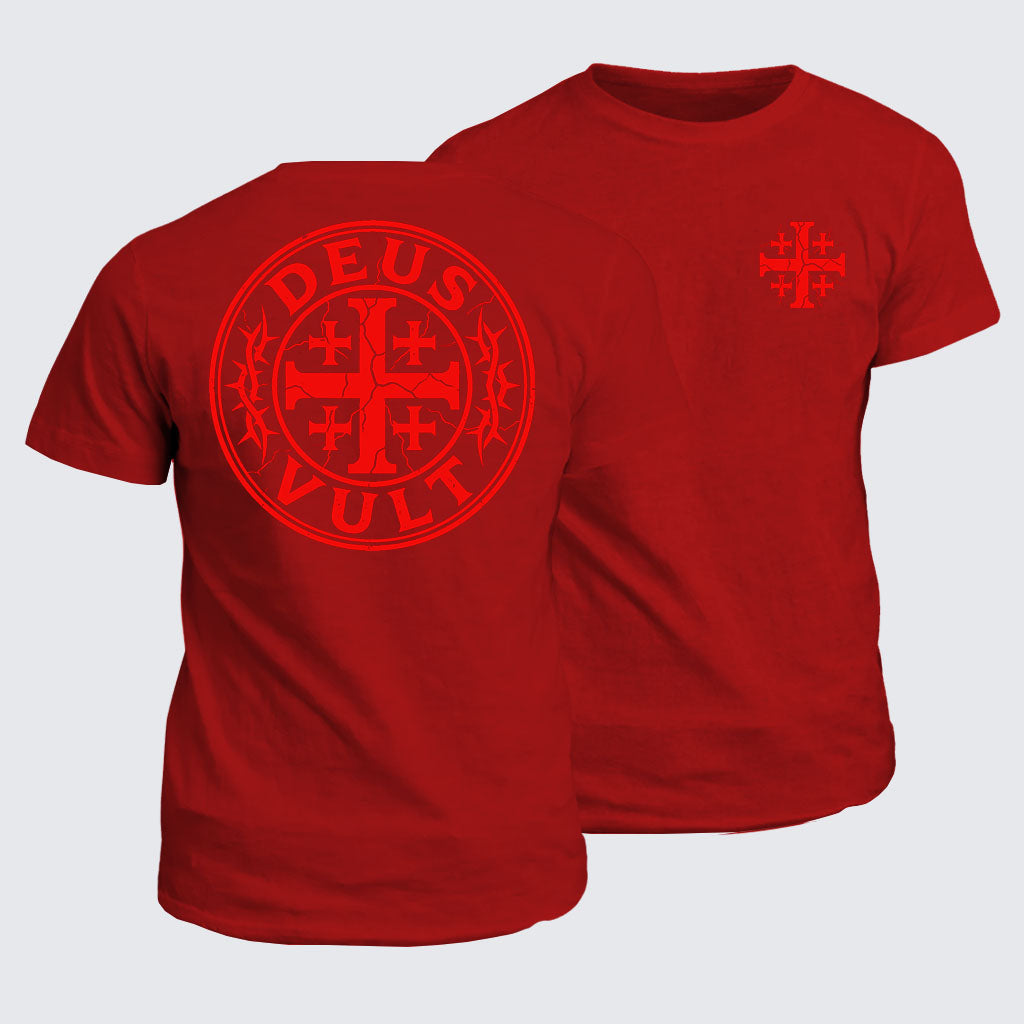 Classic Cotton Tee - Deus Vult