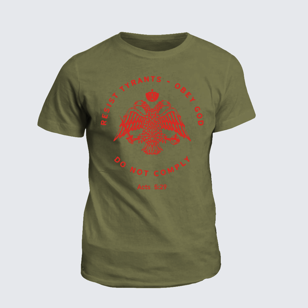 Classic Cotton Tee - Eastern Orthodox Christian Eagle