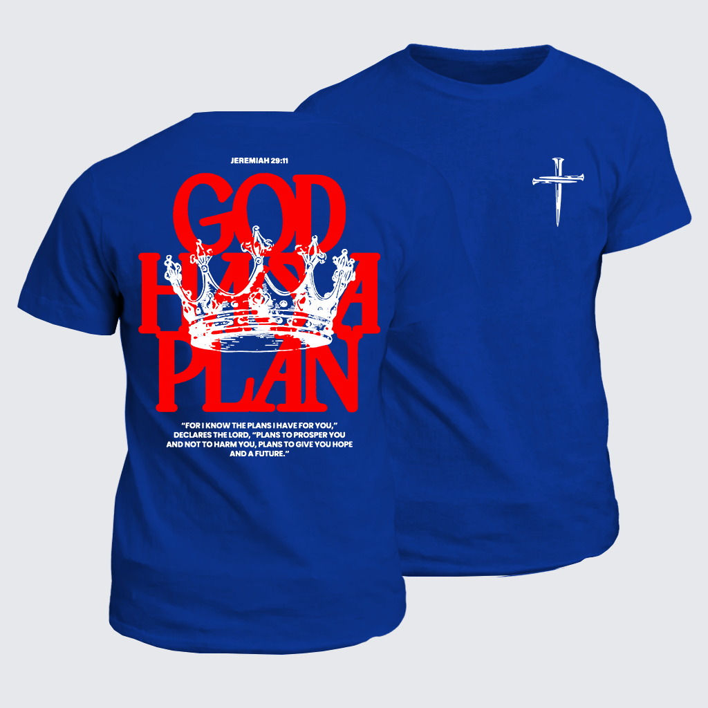 Classic Cotton Tee - God Has A Plan