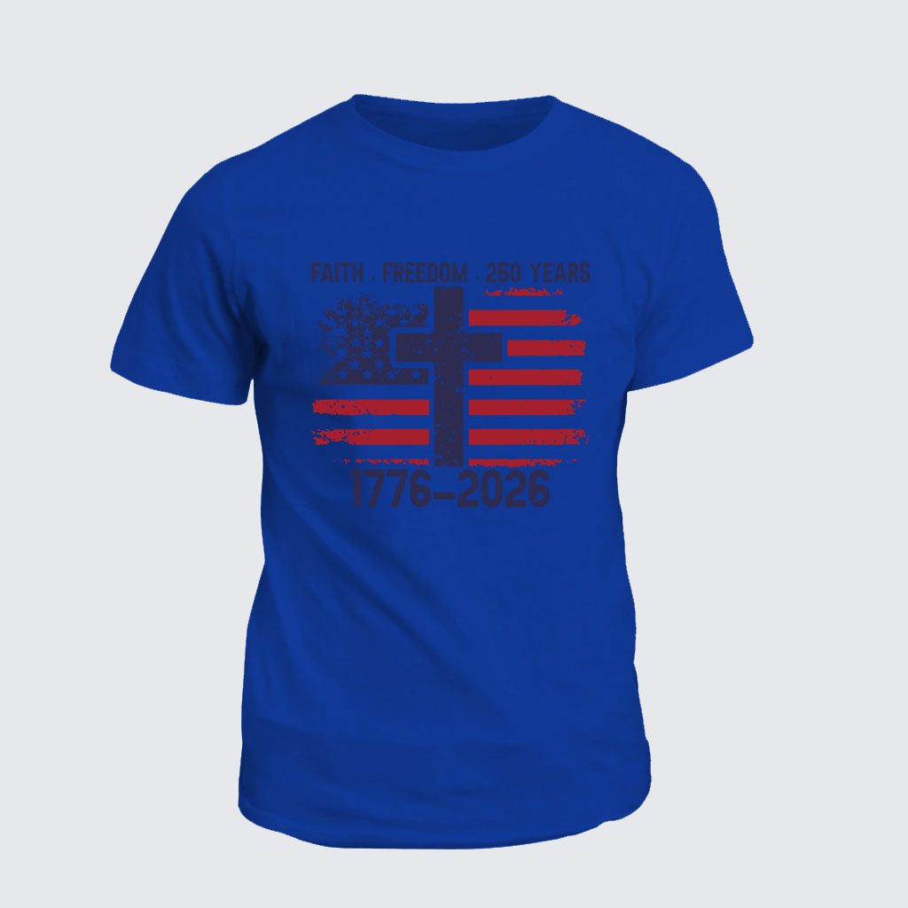 Classic Cotton Tee -  Faith Freedom