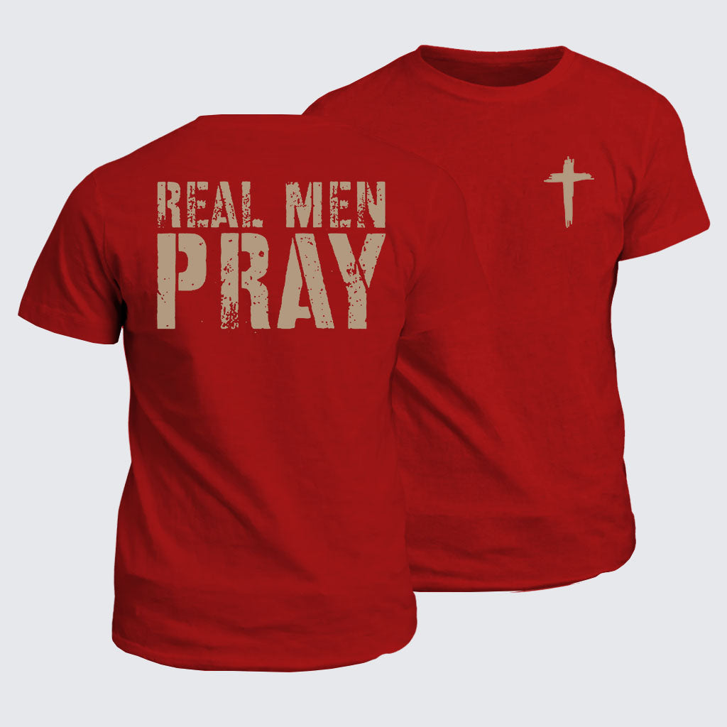 Classic Cotton Tee -  Real Men Pray