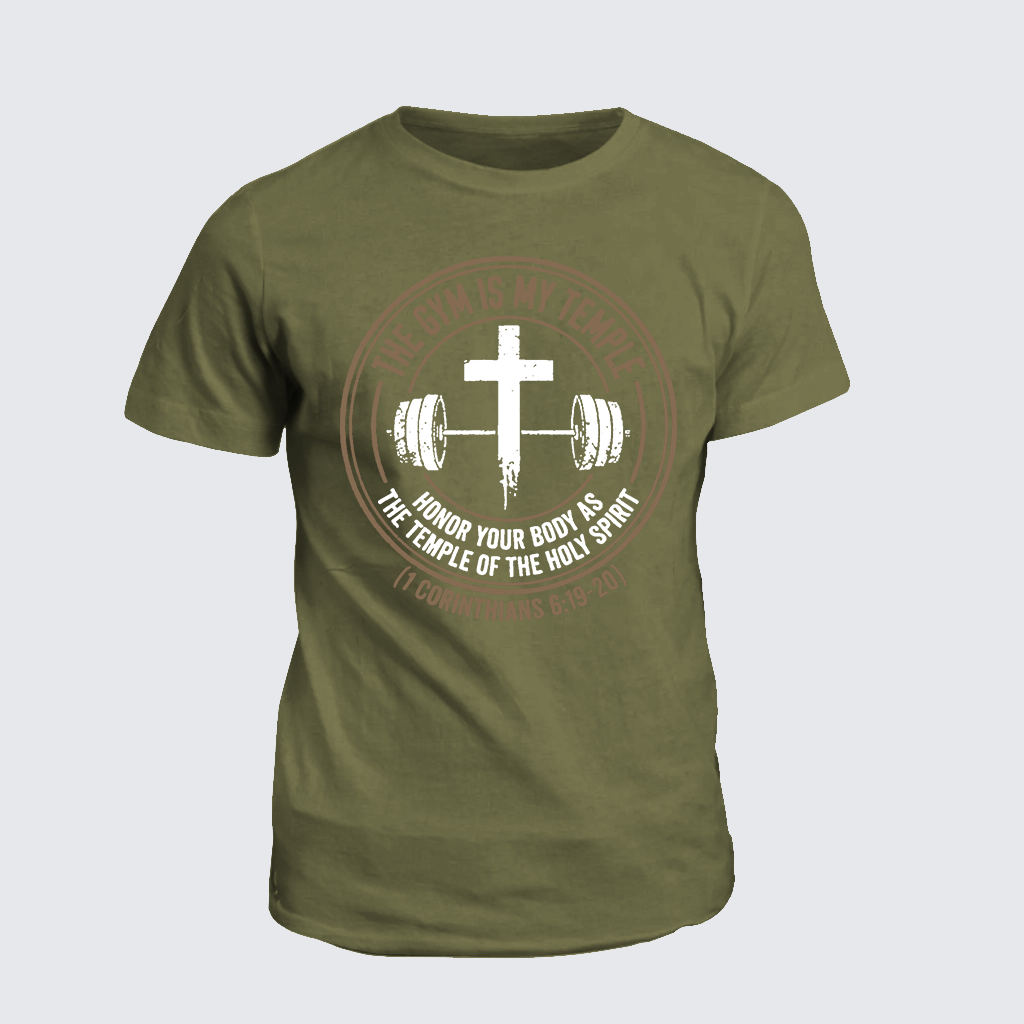 Classic Cotton Tee - The Gym Is My Temple